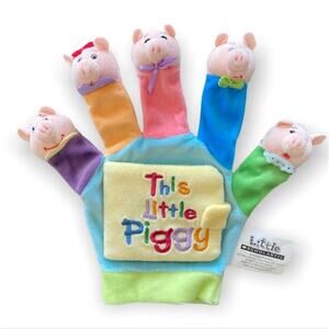 Vintage This Little Piggy Book Toy Puppet Glove
